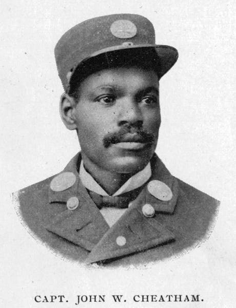 Born a slave, John W. Cheatham was hired as a Minneapolis firefighter in 1888, rising to the position of captain. He was the first, or among the first