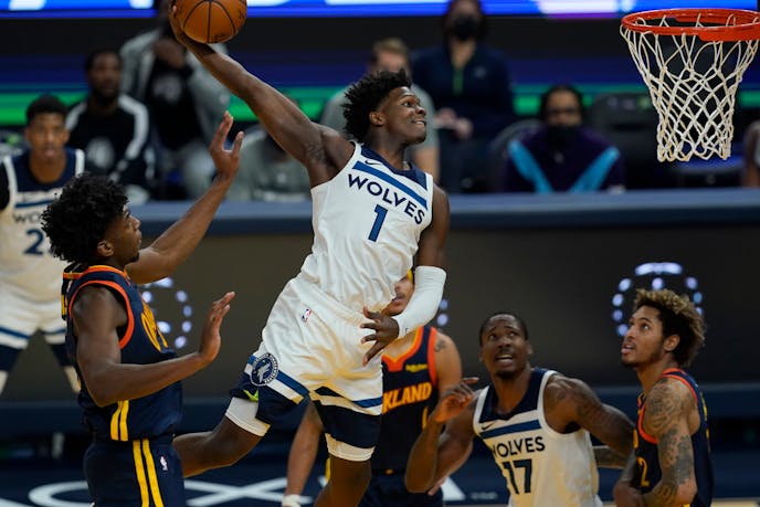 Timberwolves rookie Anthony Edwards