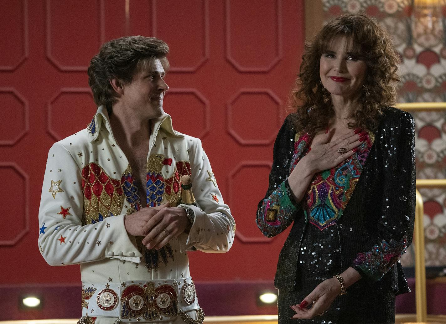 Ali Goldstein/Netflix
Chris Lowell and Geena Davis in "GLOW."