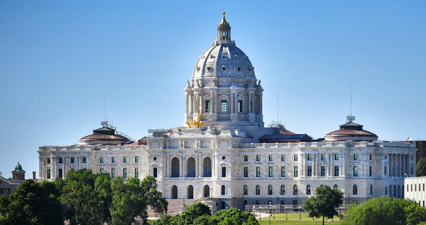 The Minnesota State Capitol.