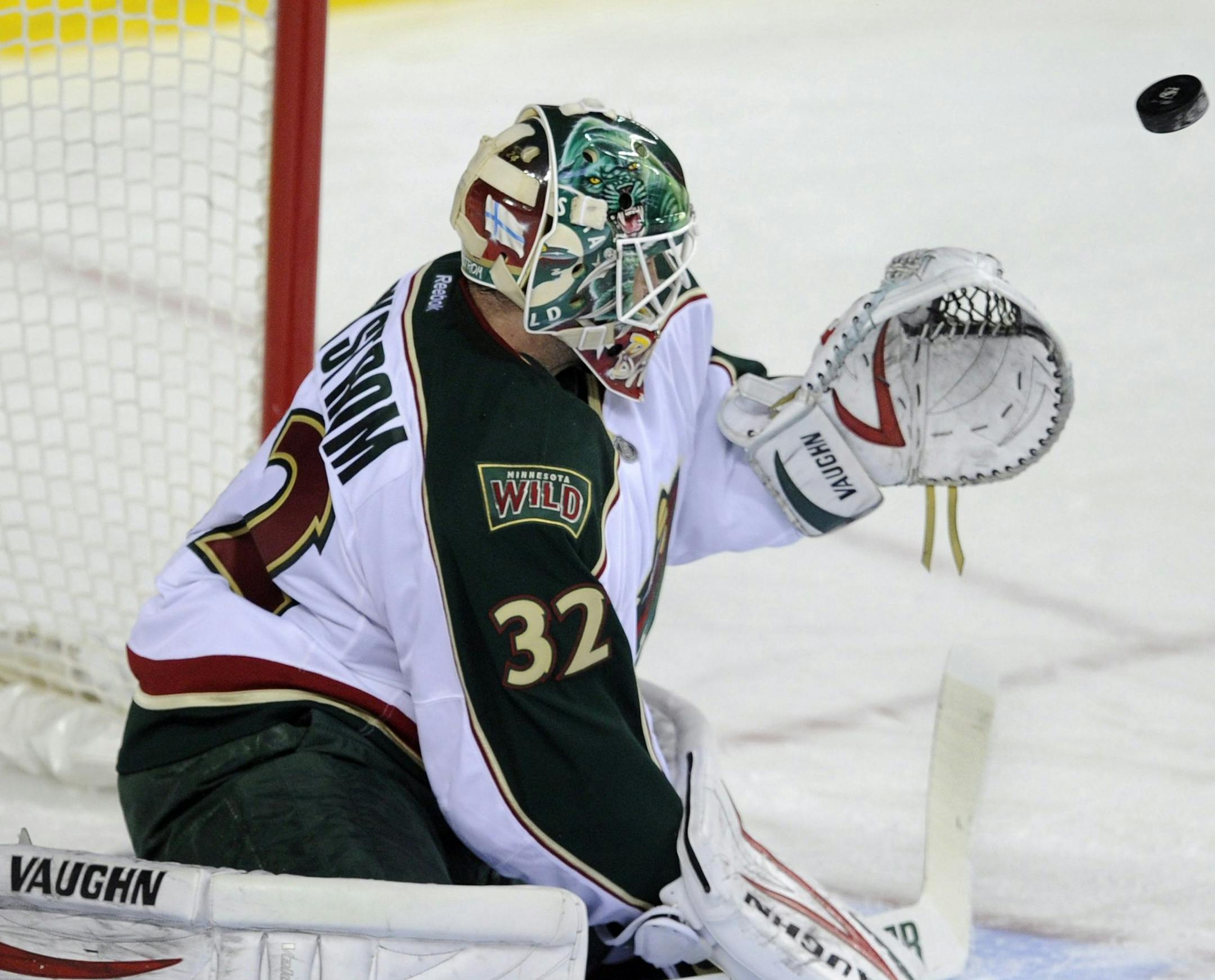 Minnesota Wild's goalie Niklas Backstrom