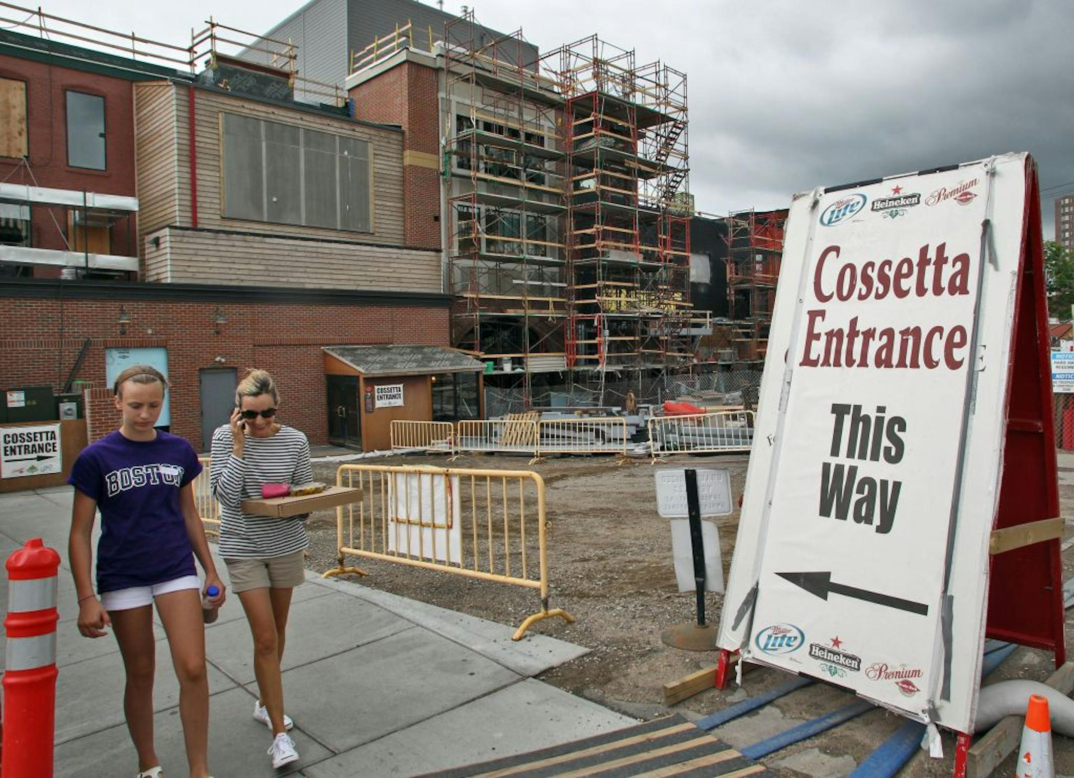 Cossetta's in St. Paul will be fully expanded by the end of August. A pastry store will follow. "It's pretty amazing," the owner said.