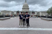 Fahad Albadri, Ibraheem Razouki, and Logan Nguyen Hammel in Washington D.C. on Thursday.