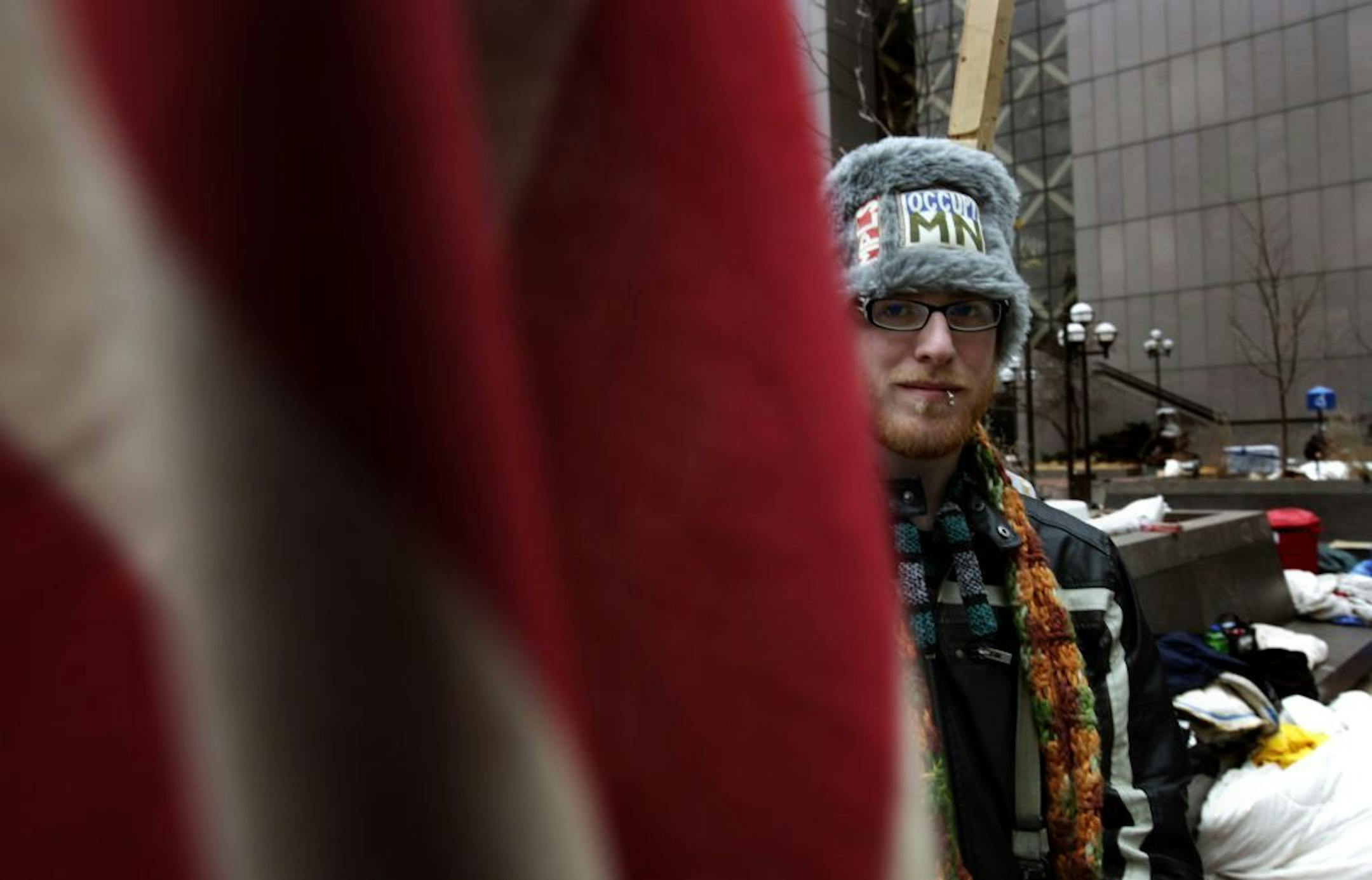 Osha Karow at the Government Center plaza in Minneapolis, Mn. on Friday November 25, 2011.