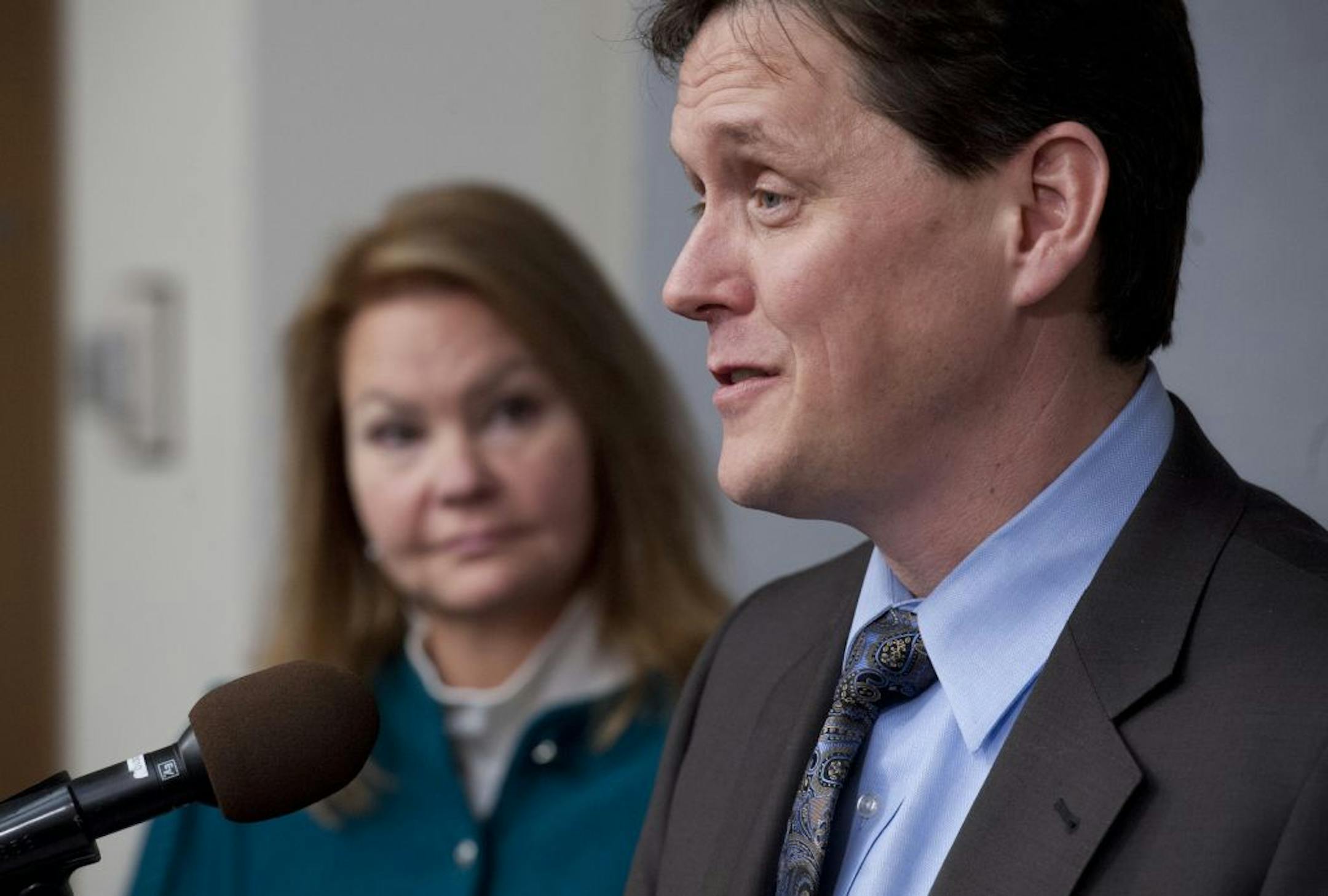 House Majority Leader Matt Dean and Senate Deputy Majority Leader Julianne Ortman