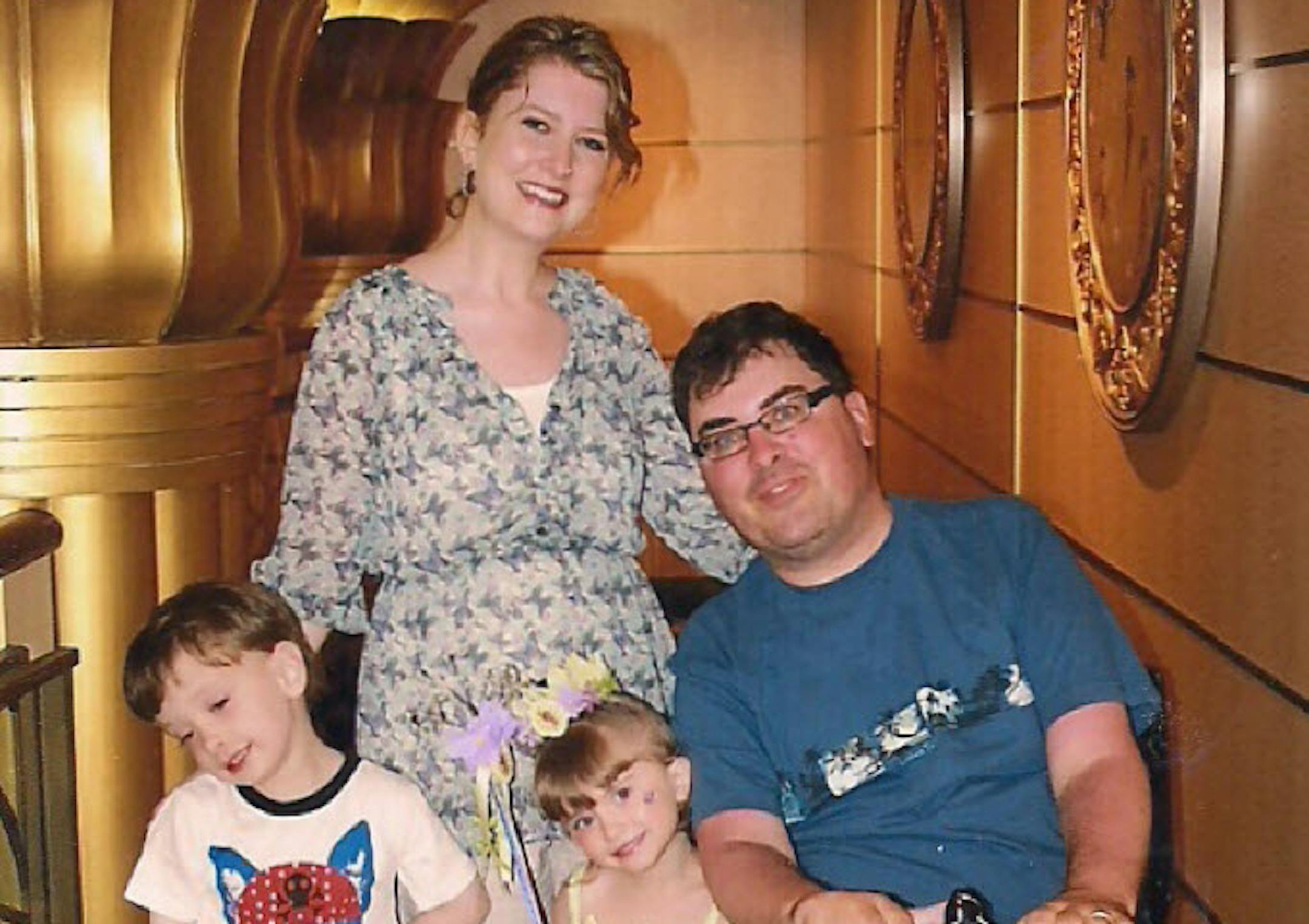 Daniel Kryzer, his wife, Andrea, and their children, Jax and Ella.