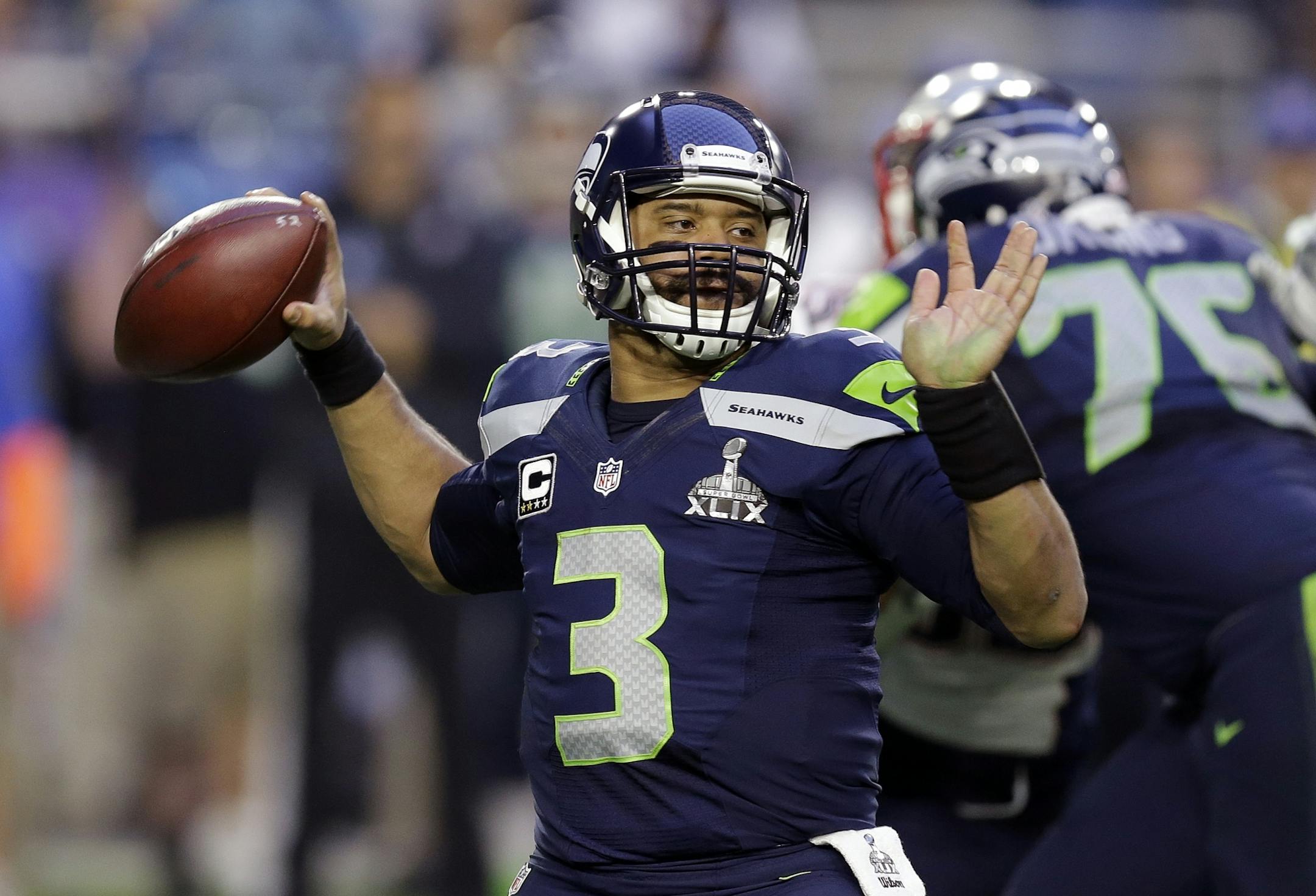 Seattle Seahawks quarterback Russell Wilson