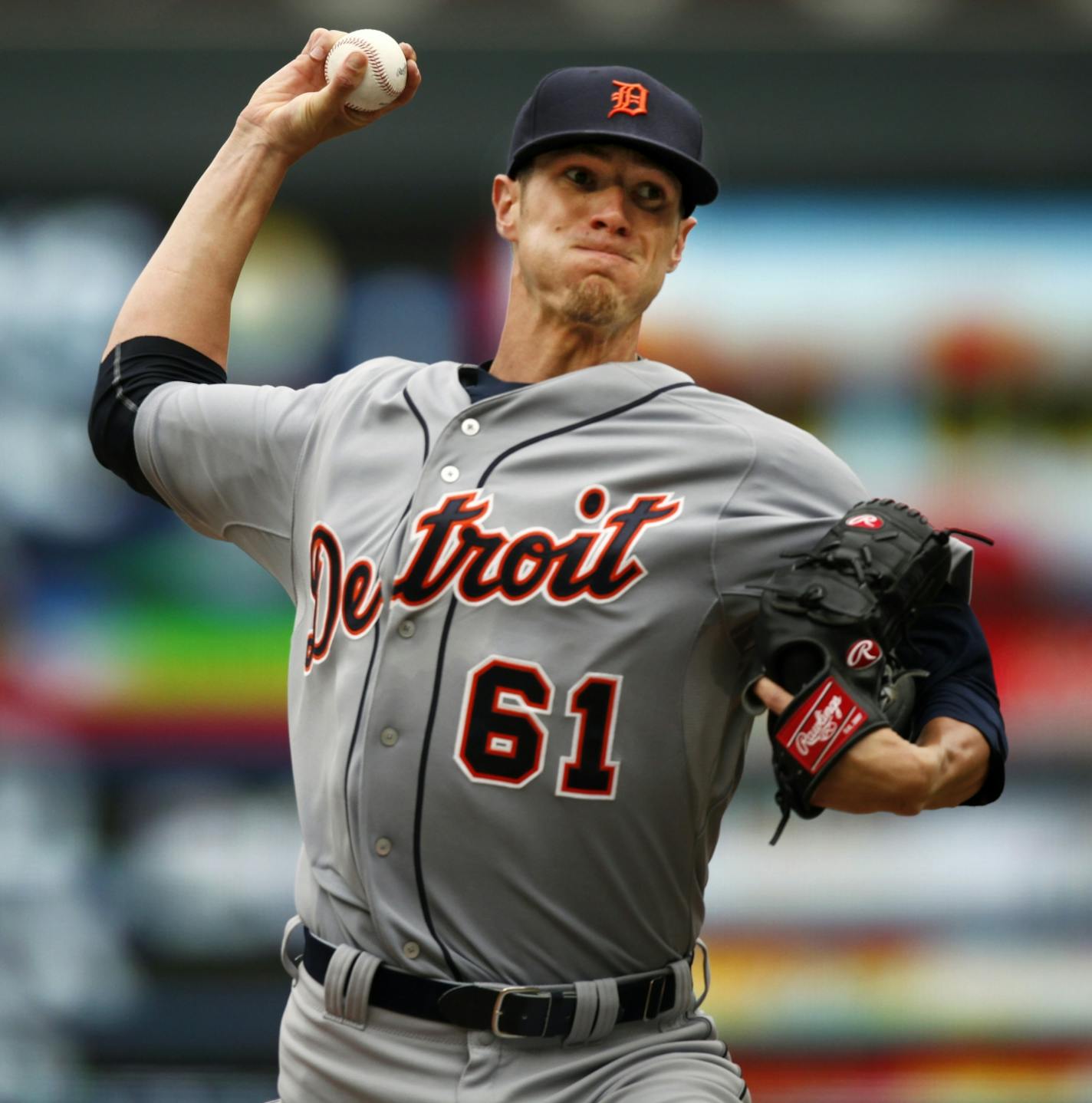 At Target Field in a game between the Twins and the Tigers on July 12, 2015, Shane Greene started for Detroit.