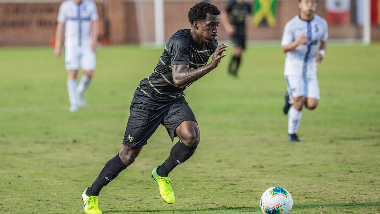 Justin McMaster scored 12 career goals for Wake Forest despite an ACL tear.