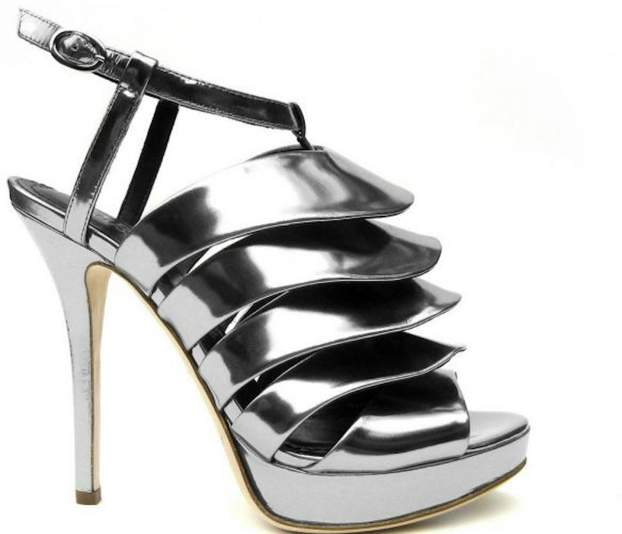 A Quorra Couture platform sandal designed by Jerome C. Rousseau and selling for $795 is part of Walt Disney's marketing campaign for "Tron: Legacy."