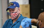 Vietnam veteran Herbert Garner received the COVID-19 vaccine at the Veterans Affairs hospital in Philadelphia. The health system is now requiring the 