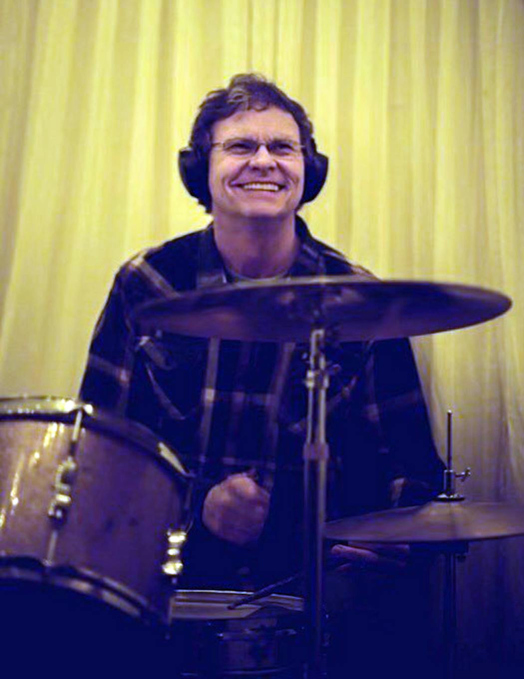Mike Monson was an entertainer in many forms, including on the drums.