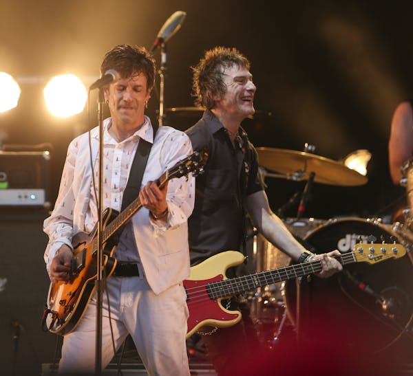 Paul Westerberg, left, with Tommy Stinson during The Replacements show at the Forecastle Festival in July. ] JEFF WHEELER &#x201a;&#xc4;&#xa2; jeff.wh