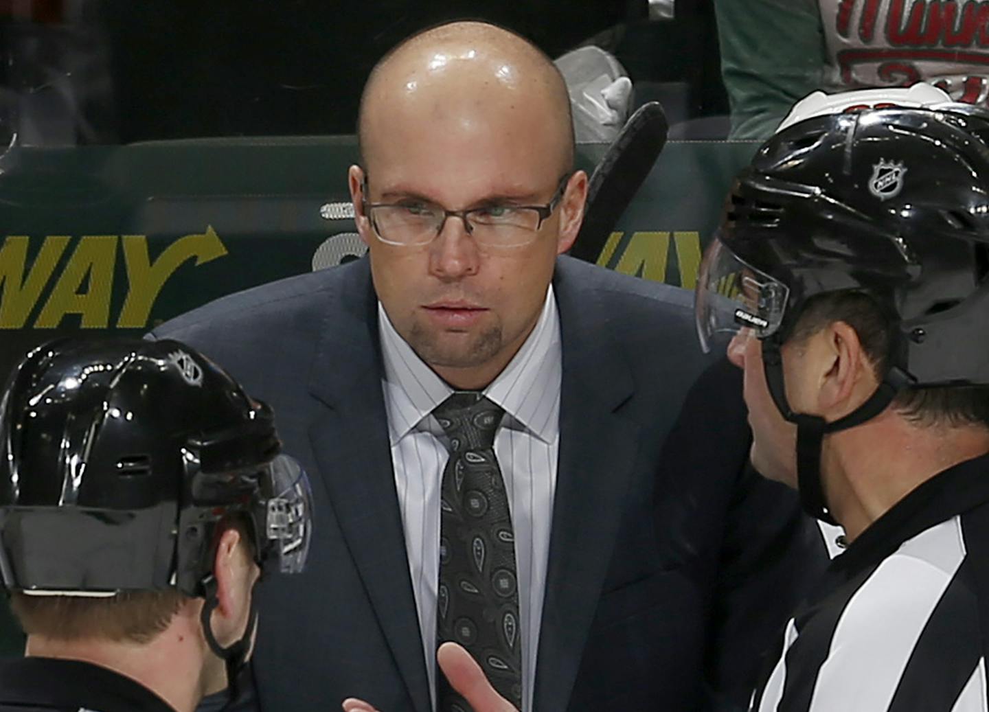 Minnesota Wild head coach Mike Yeo.