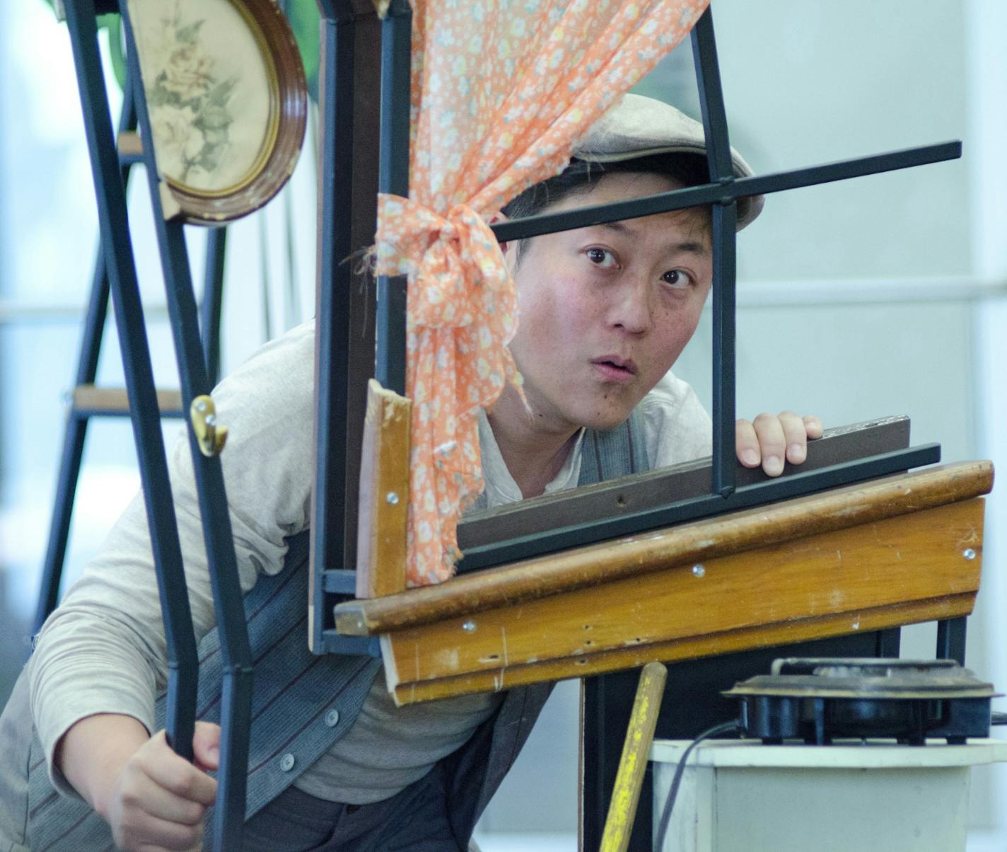 Kurt Kwan has worn a lot of hats during his theater career, including this one in "The Changelings."