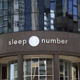 Sleep Number's Minneapolis headquarters. (AP Photo/Jim Mone)