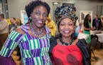 Rural Health Care Initiative board members, Sarah Cassell and Alice Karpeh attend Taste of Africa.