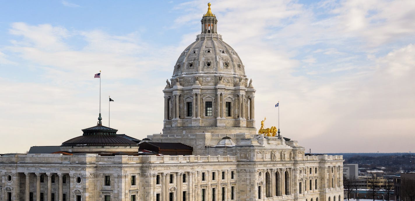 The Minnesota State Capitol. ] GLEN STUBBE &#xa5; glen.stubbe@startribune.com Tuesday, February 13, 2018 The 2018 legislative session will both shape and be shaped by the forthcoming campaign, and a number of candidates for numerous political offices will be in the statehouse mix.EDS, thes eare for pre session preview story on Feb 18 and any appropriate use after that.