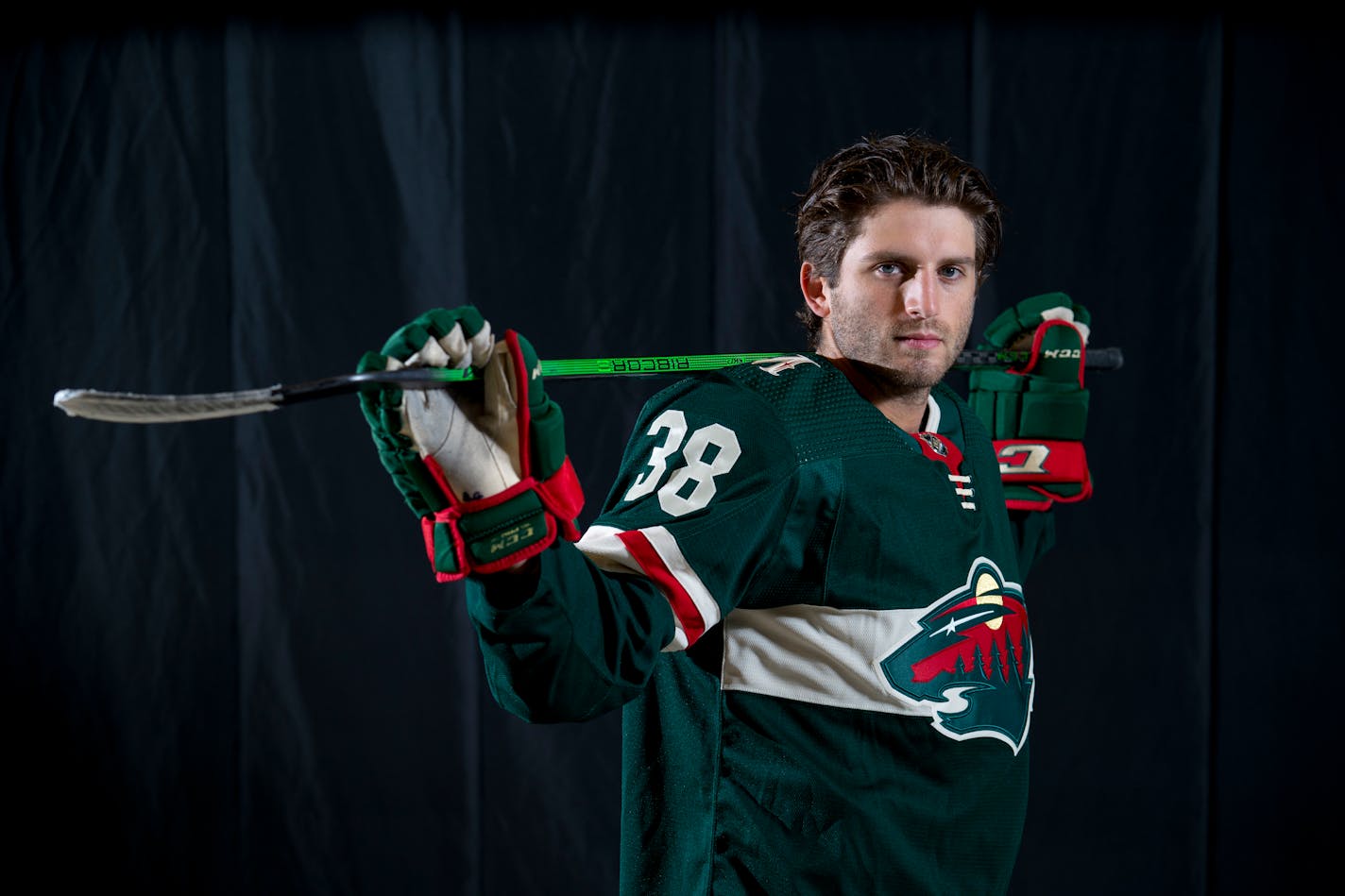 Minnesota Wild forward Ryan Hartman (38).    ]