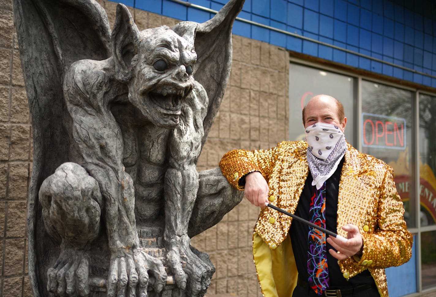 Twin Cities Magic & Costume owner Jim Berg's landlord said he would be flexible if Berg couldn't pay the rent on his West St. Paul store.