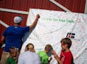 Farmers for Free Trade is gathering petitions from farmers and their families around the country to fight tariffs.