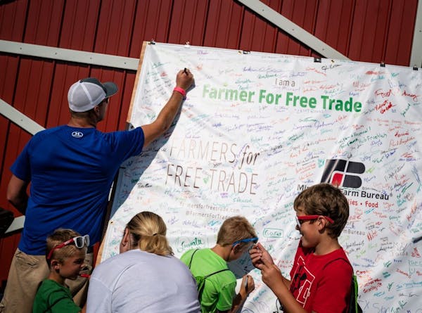 Farmers for Free Trade is gathering petitions from farmers and their families around the country to fight tariffs.