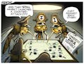 Sack cartoon: Zika strategy session
