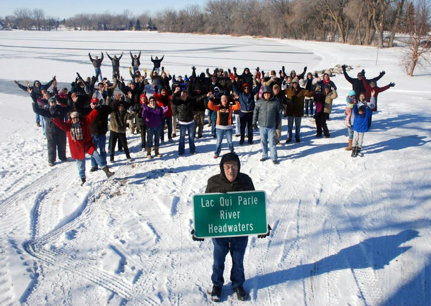 Orlan Sandro, an original member of the Lake Hendricks Improvement Association, on the northeast shore of Lake Hendricks in 2014. Local residents have rescued the lake from years of pollution and fear the impact if a 4,000-cow feedlot is allowed nearby.