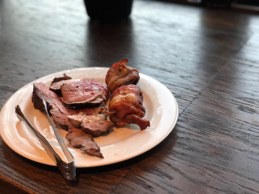 There are up to 15 varieties of meat to choose from at Bullvino’s in St. Paul.