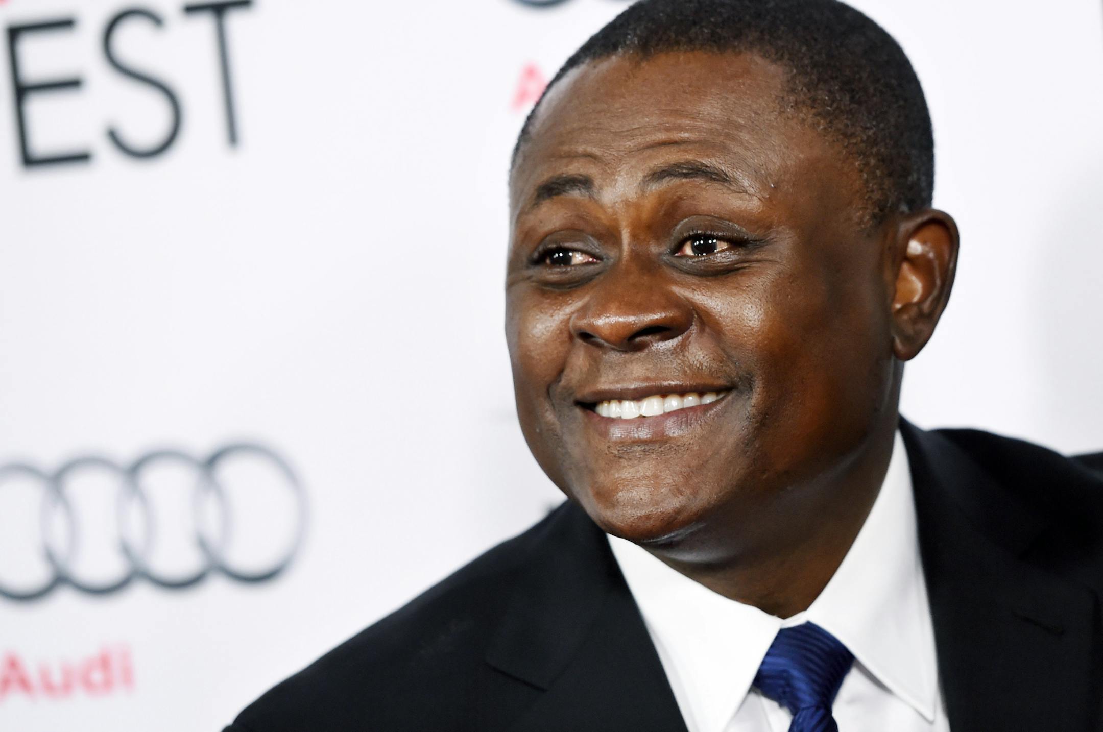 Dr. Bennet Omalu at the premiere of the movie “Concussion.”