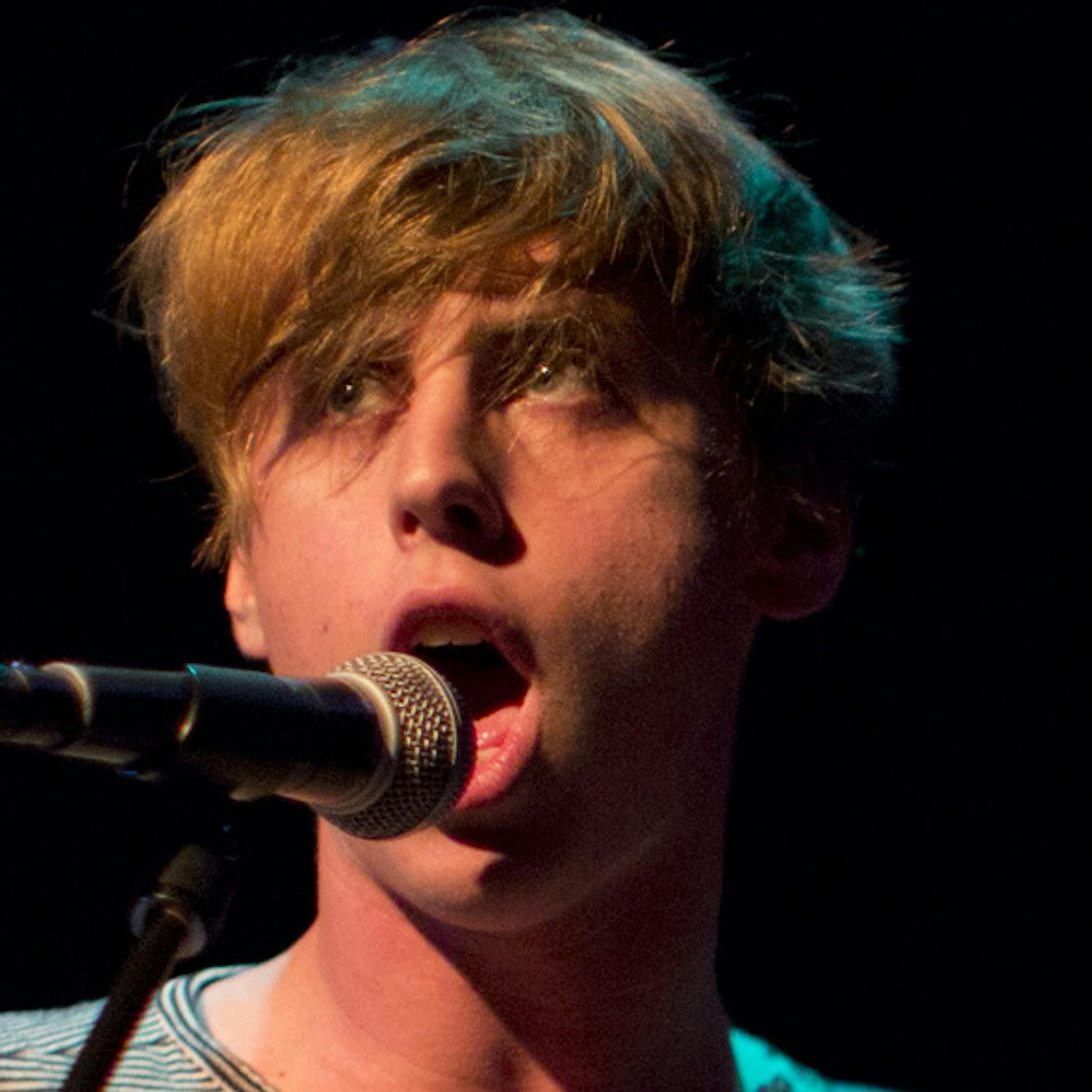 An all-star lineup of local musicians performed Sunday night, June 17, 2012 at the Cedar Cultural Center in Minneapolis, Minn. in a benefit for the Karl Fund, in memory of Soul Asylum bassist Karl Mueller. Howler frontman Jordan Gatesmith did a short solo set early in the Kill Kancer show. Gatesmith lived on the same Minneapolis block as Karl and Mary Beth Mueller ] JEFF WHEELER ‚Ä¢ jeff.wheeler@startribune.com