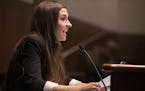 Chrissy Chambers testified in front of a Minnesota Legislature working group on "revenge porn."