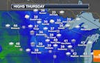 Windy Weather With Rain And Snow Continues Thursday - Drier For The Twins Opener Friday