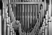December 22, 1962 These Are Pipes Of Huge Auditorium - Organ - Instruments voice may be stilled by remodeling organ architect who designed the massive