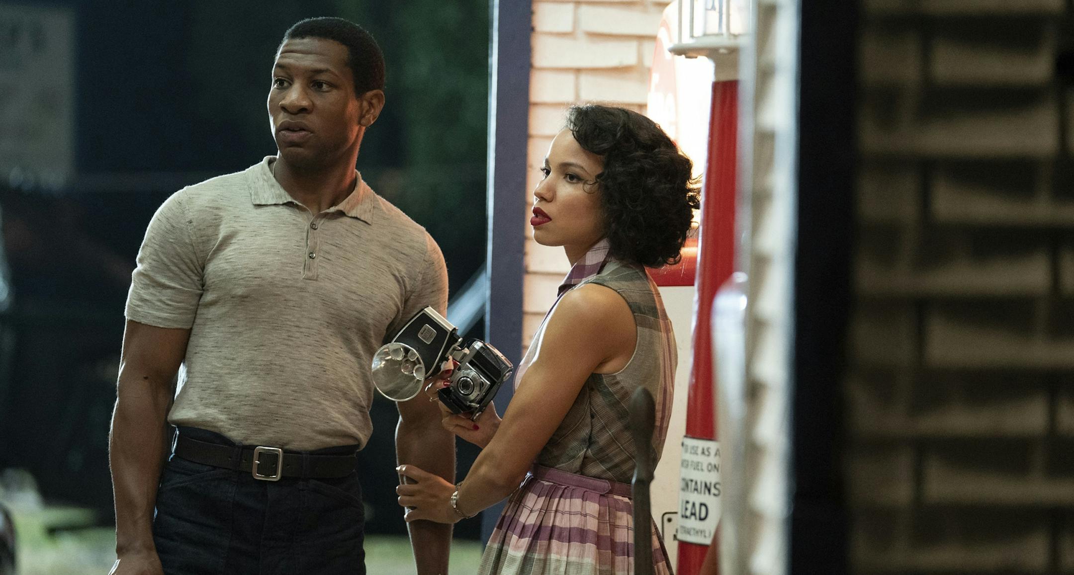 Jonathan Majors, Jurnee Smollett Photo by Elizabeth Morris/HBO