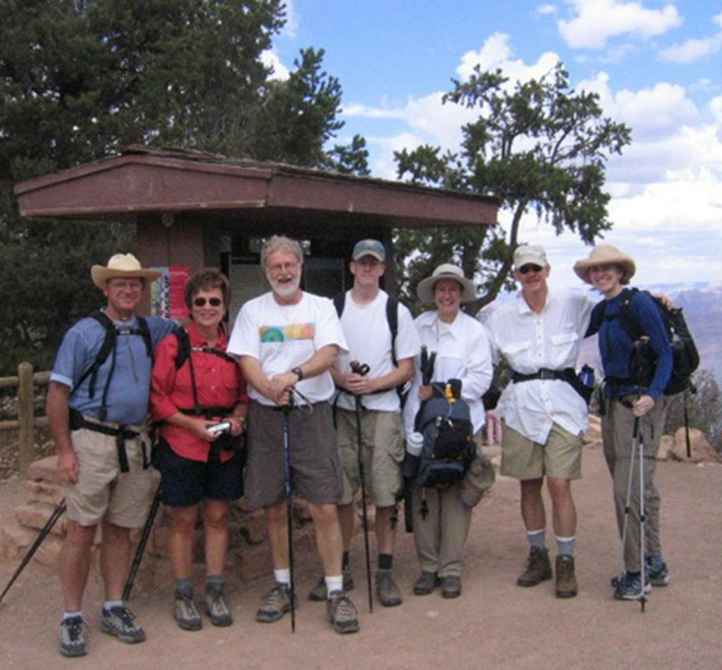 Our group at the Kabab trailhead. September 2004. Photo by Doug Willhide