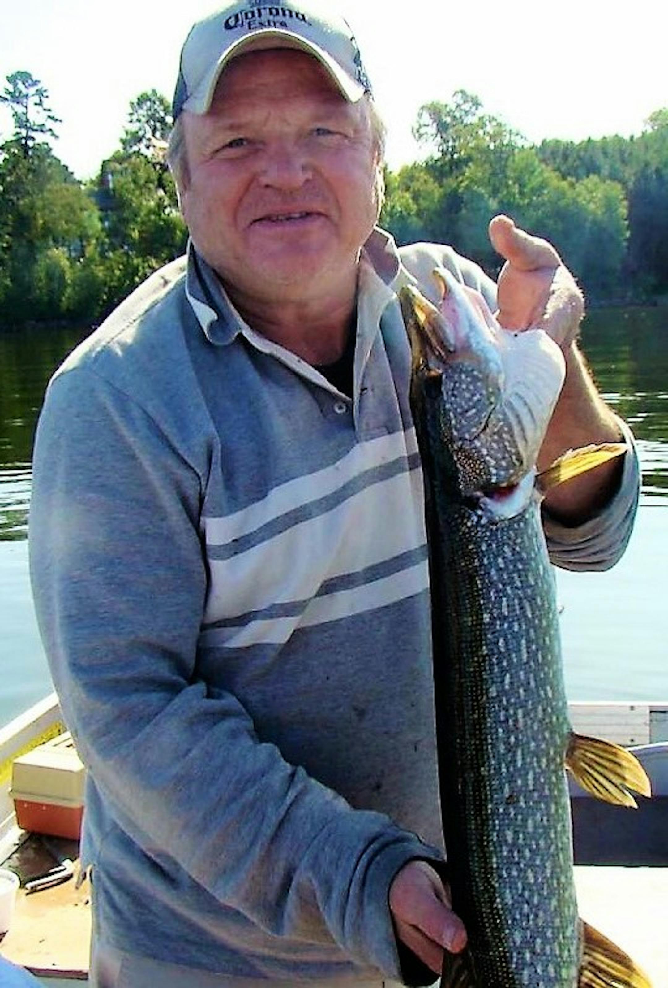 Gary Comstock of Minneapolis was a lifelong hunter and angler who loved hunting ducks on Leech Lake. He died Jan. 20. His family looked for a photo of him with a walleye, of which he caught plenty, but couldn't find one. They settled for a snapshot of Gary, 65, holding a northern pike.