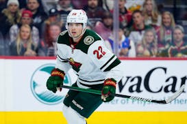 Kevin Fiala is one of six key players from last season not on the Wild roster this season.