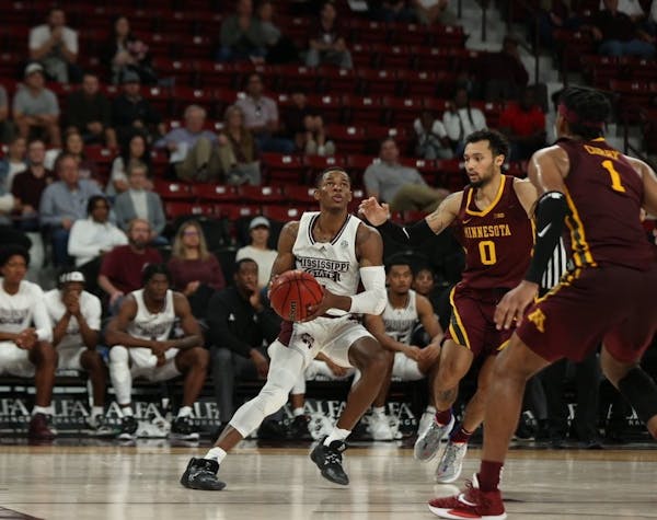 Mississippi State lost to the Gophers last season in Starkville 81-76.