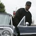 This photo provided by Universal Pictures shows Corey Hawkins as Dr. Dre, in a scene from the film, &#xec;Straight Outta Compton." The movie releases 