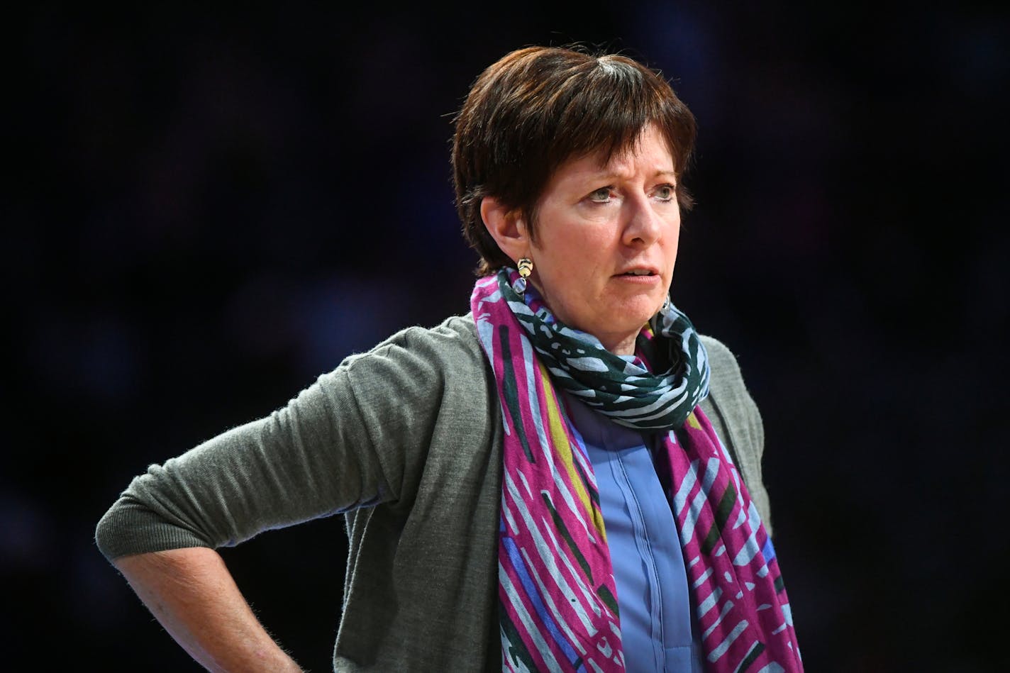 Notre Dame's Muffet McGraw wants more women, like the Gophers' Lindsay Whalen, coaching in her sport.