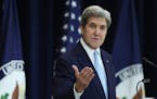 Secretary of State John Kerry speaks about Israeli-Palestinian policy, Wednesday, Dec. 28, 2016, at the State Department in Washington.