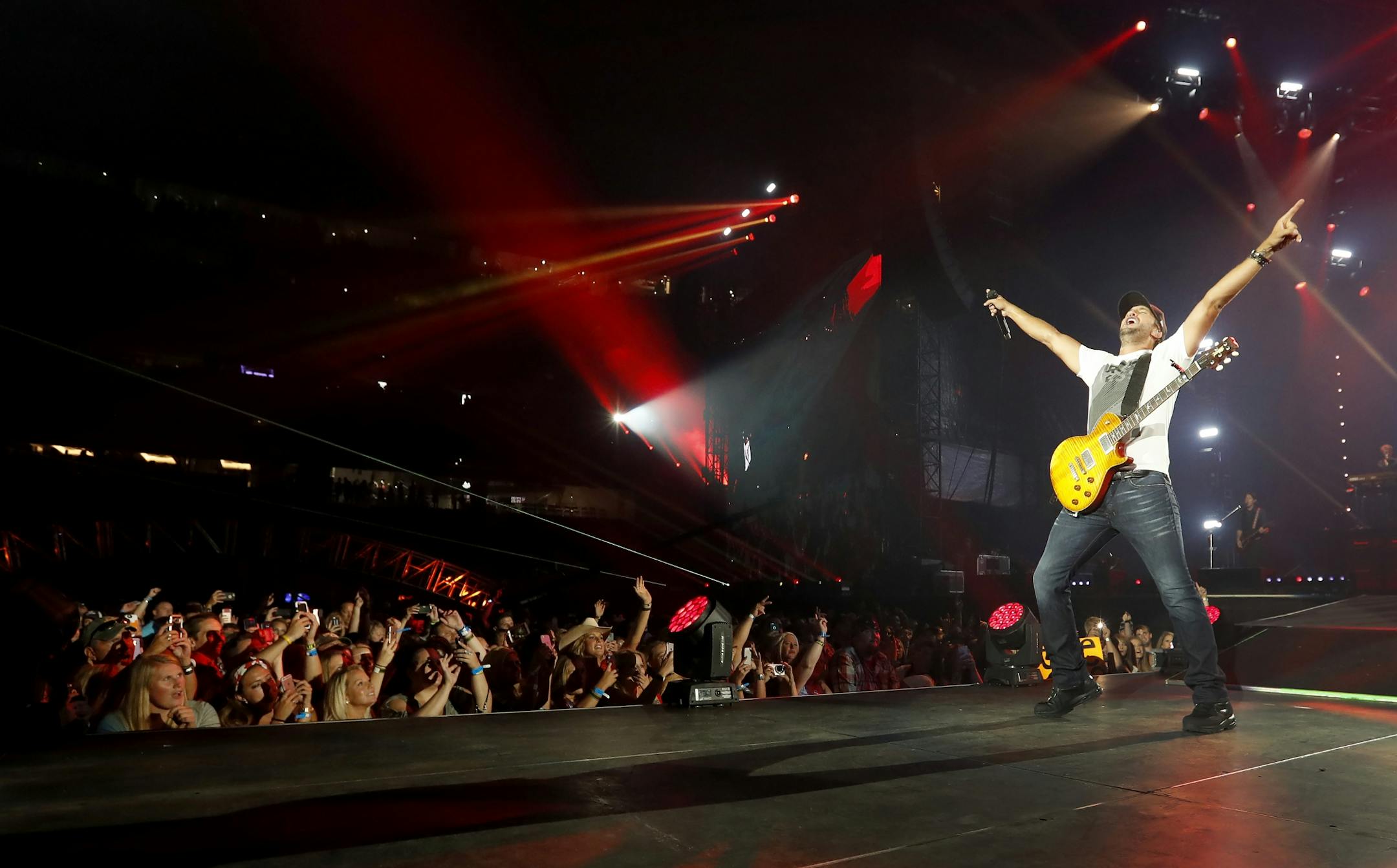 Luke Bryan performed at US Bank Stadium.