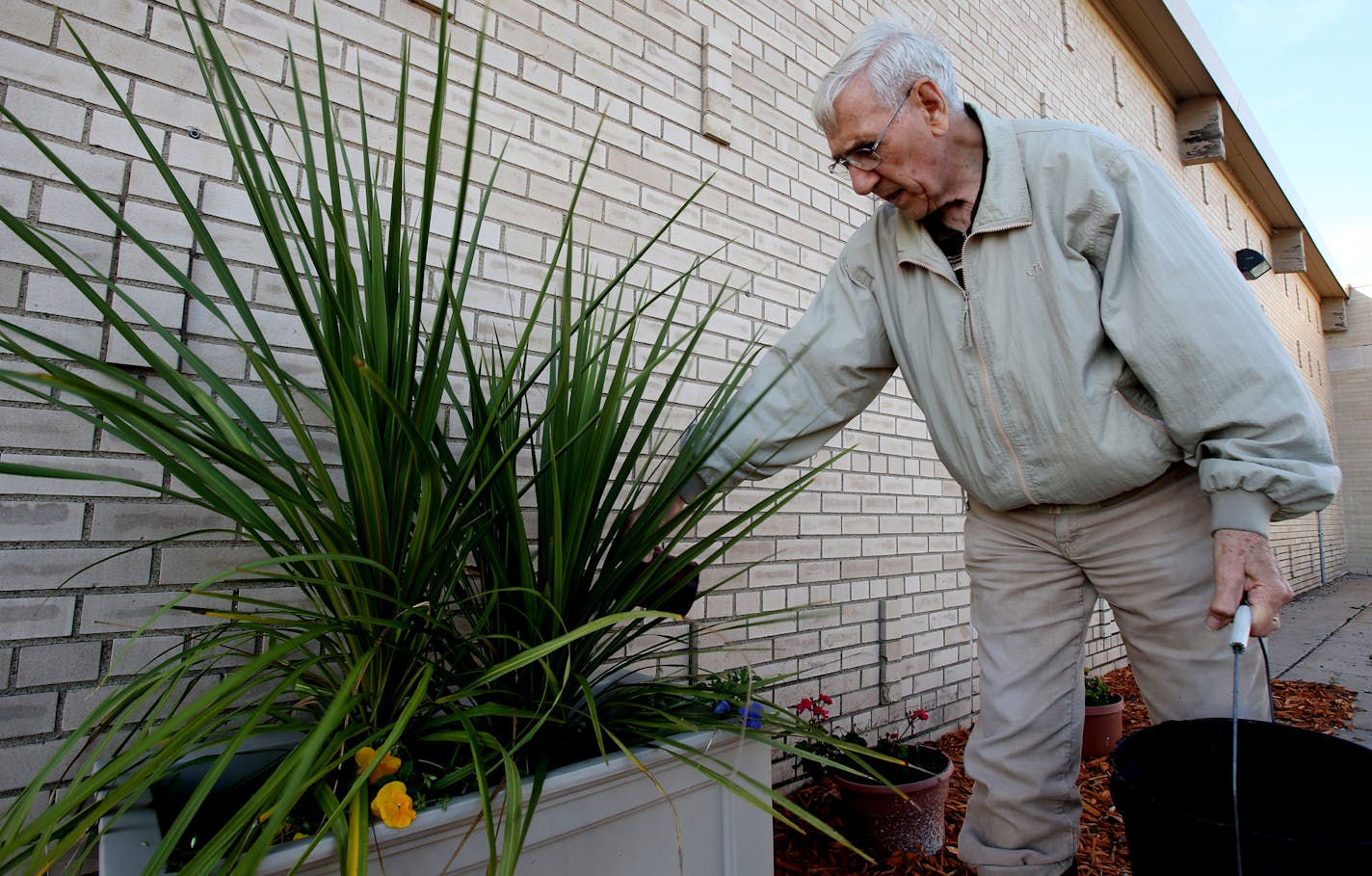 After volunteering for most of his 50 years in Fridley, Earl Hatten, 84, is getting some recognition this year. He will be inducted into the Fridley Hall of Fame Nov. 2 and was chosen male senior of the year for Anoka County. Hatten keeps busy planting and watering trees outside the Fridley Senior Center across the street from his home. He has given more than 1,000 St. Phillip=E2=80=99s Lutheran Church mugs to visitors at his church, and has been a volunteer driver for Meals on Wheels since it c