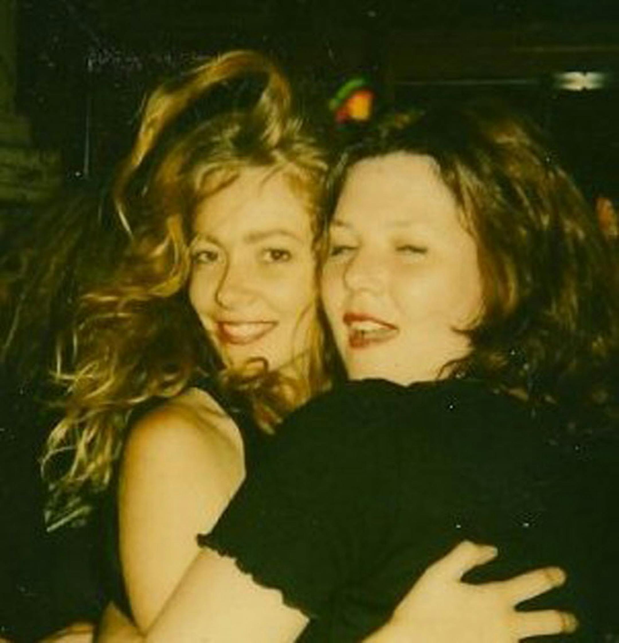 Longtime Uptown waitress Victoria Norvell (left) with Heather Keena.