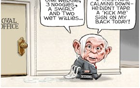 Sack cartoon: Jeff Sessions faces Trump's criticism