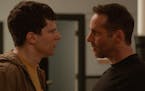 Alessandro Nivola, right, and Jesse Eisenberg in "The Art of Self-Defense." (Bleecker Street) ORG XMIT: 1356908