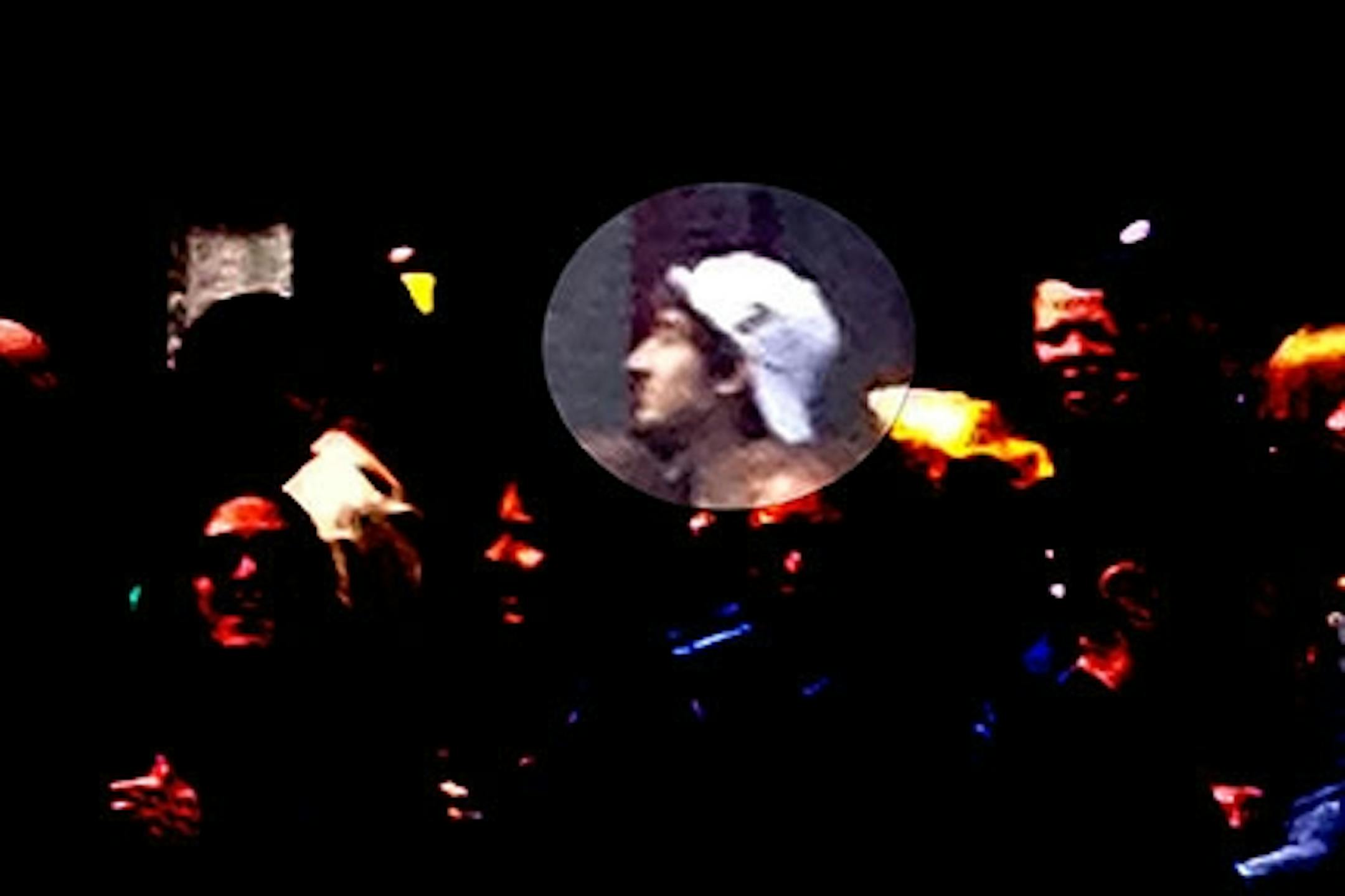 The FBI released this surveillance photo Thursday of "Suspect 2." He was captured late Friday.