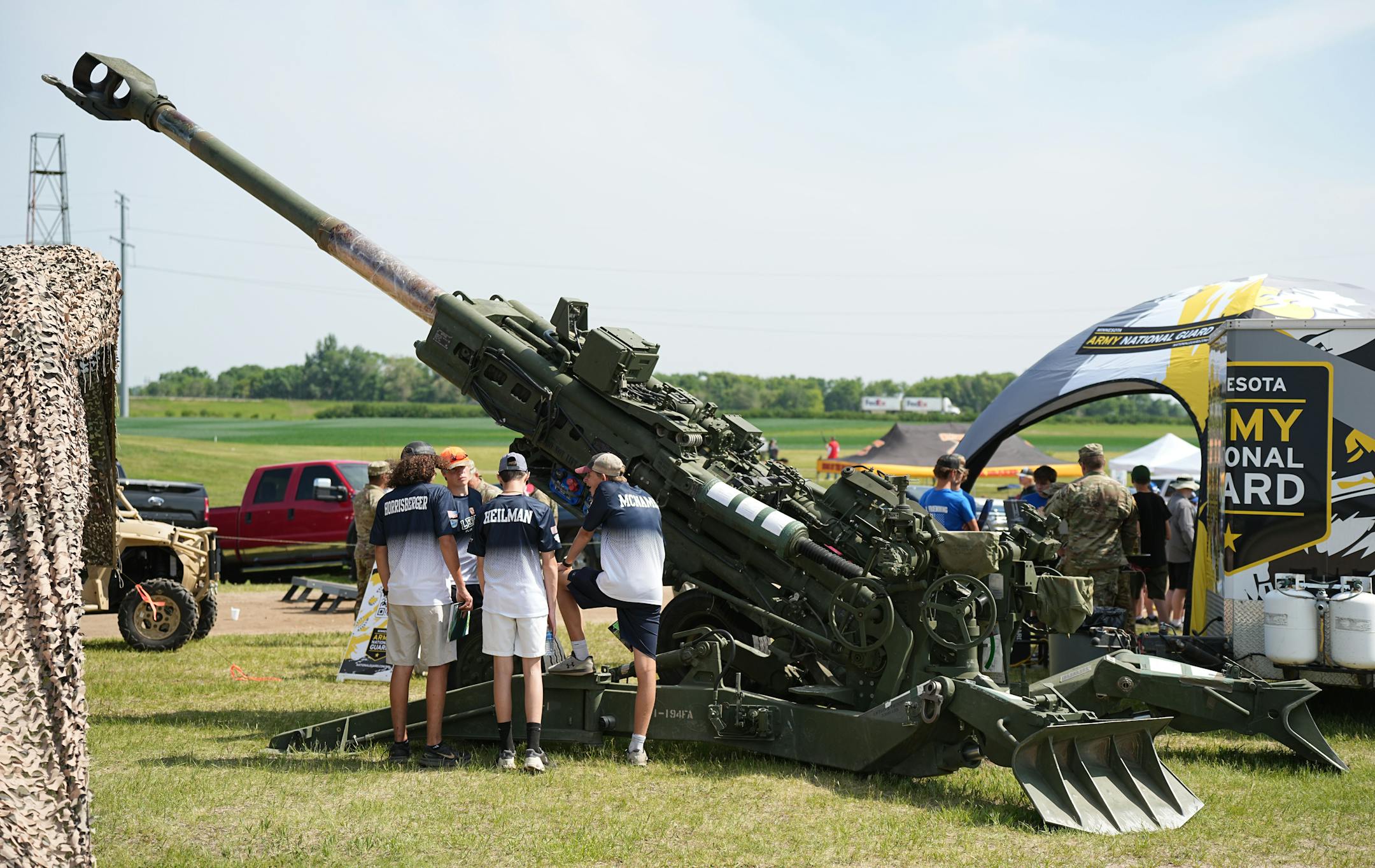 With many vendors, military recruiters and food, the event resembles the state fair.