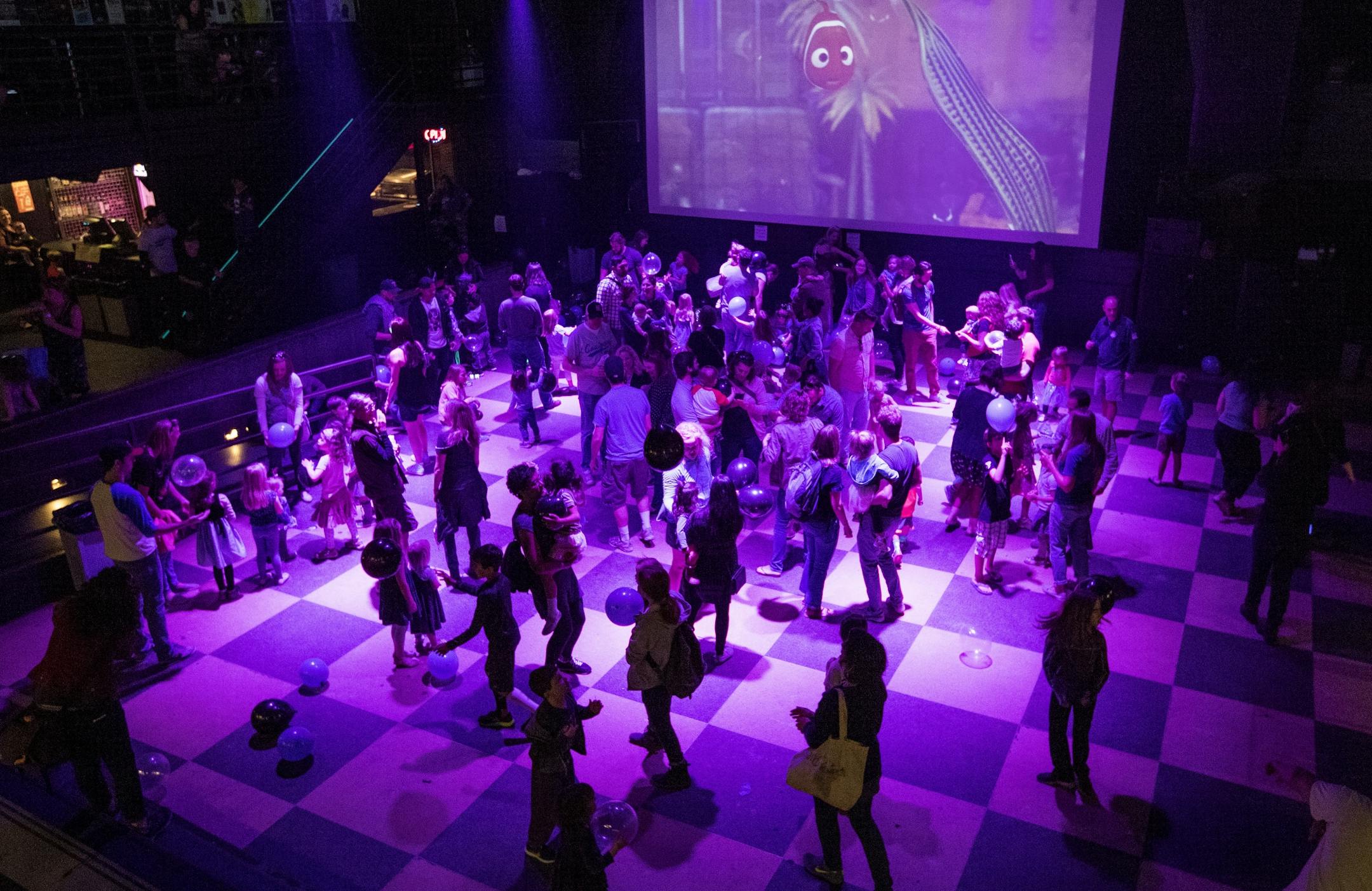 The dance floor at the I Would Dance 4 You party at First Avenue.